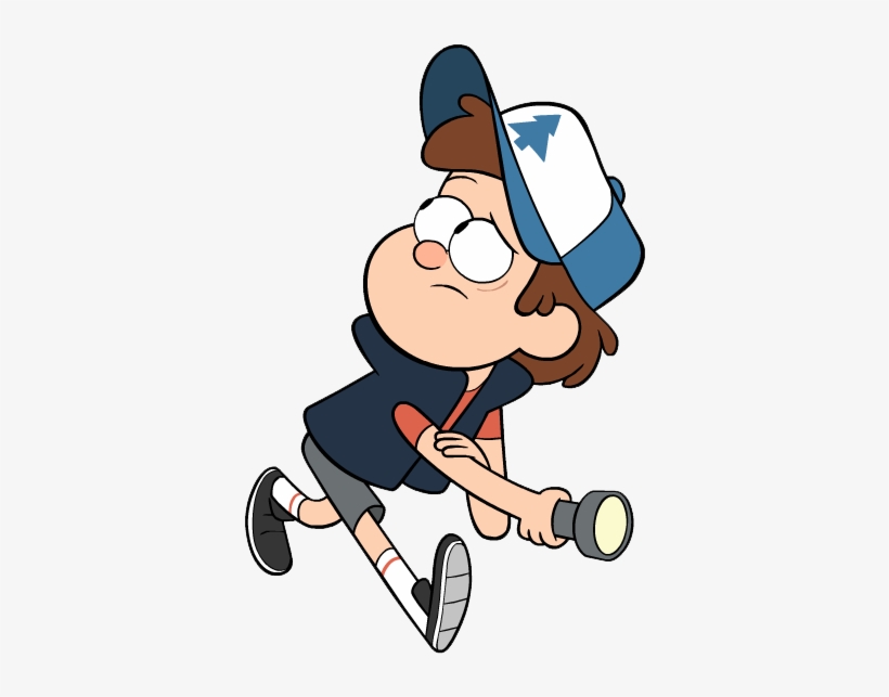 Dipper Pines Holding Flash Light - Mabel And Dipper Pines Costume, transparent png download