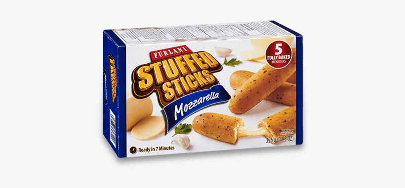 Furlani Mozzarella Stuffed Breadsticks - Furlani Stuffed Sticks, transparent png download