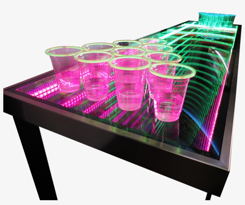 Infinity Beer Pong Table - Mirror, transparent png download