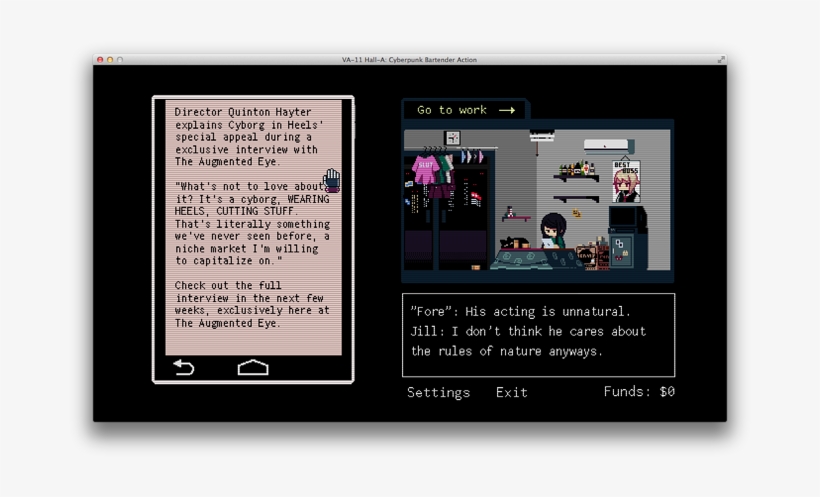 Screen - Playism Va-11 Hall-a, transparent png download