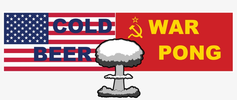 Cold War Beer Pong - Us Flag, transparent png download