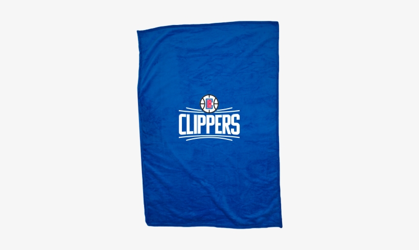 La Clippers Logo 60" X 50" Blanket - Los Angeles Clippers Address Logo, transparent png download