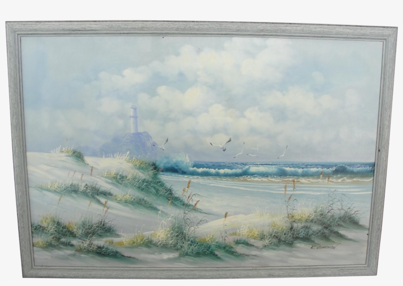 Beach - Painting, transparent png download