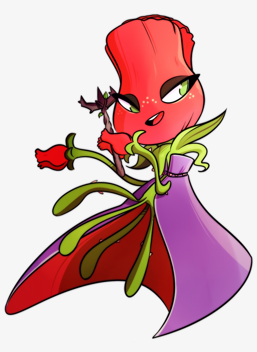 Rose By Call Me Fantasy-d8xgakq - Plants Vs Zombie Rose, transparent png download