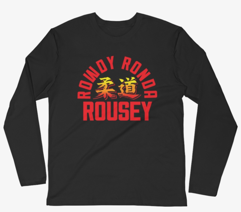 Ronda Rousey "judo" Long Sleeve - Unisex Banjo Tree Thermal (organic/rpet Blend), transparent png download