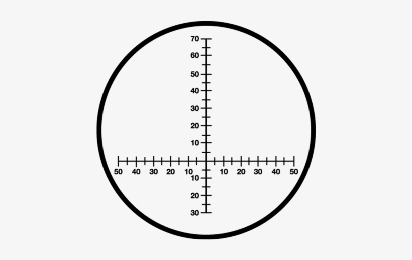 Military Ranging Reticle - Military, transparent png download