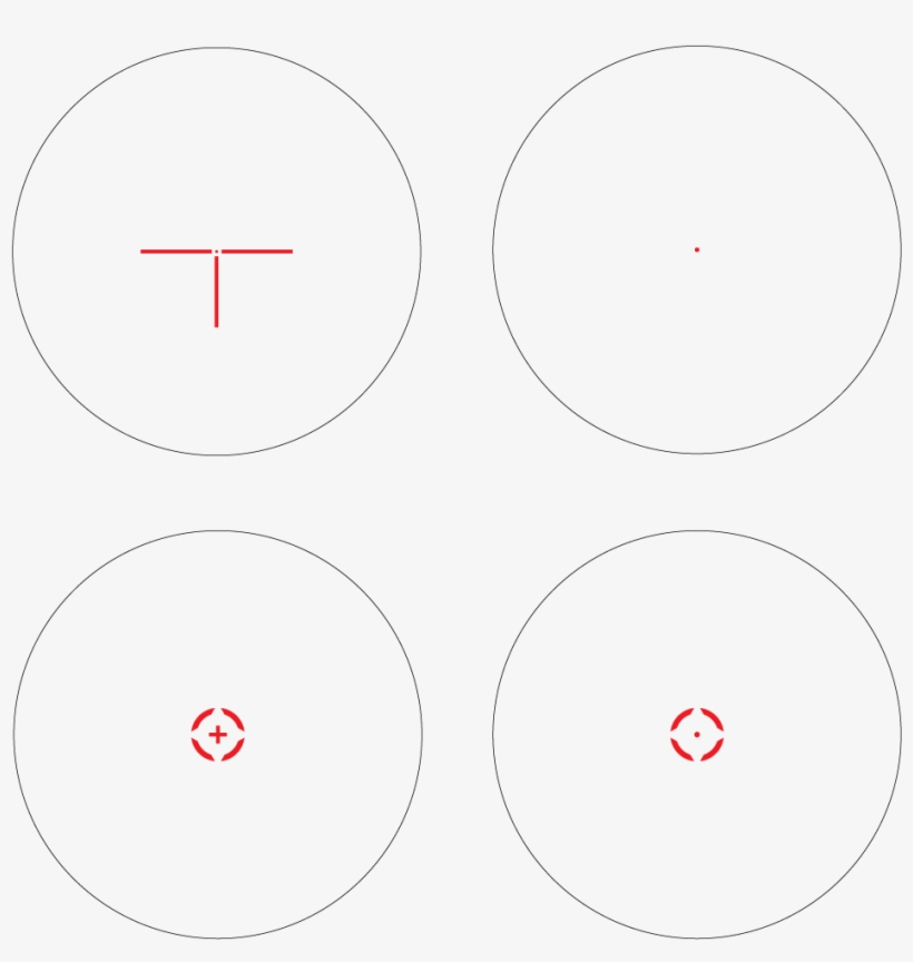 Ar 30s 4 Interchangable Reticles - Circle, transparent png download