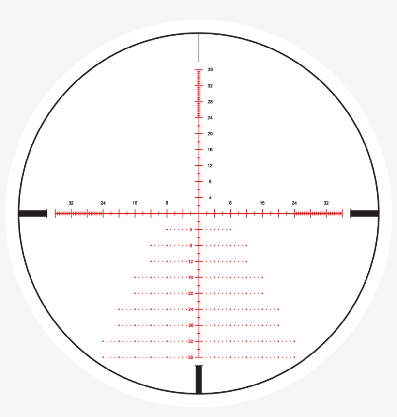 The Enhanced Atacr™ 5 Incorporates The New Atacr™ 5 - Nightforce Shv F1 Reticle, transparent png download
