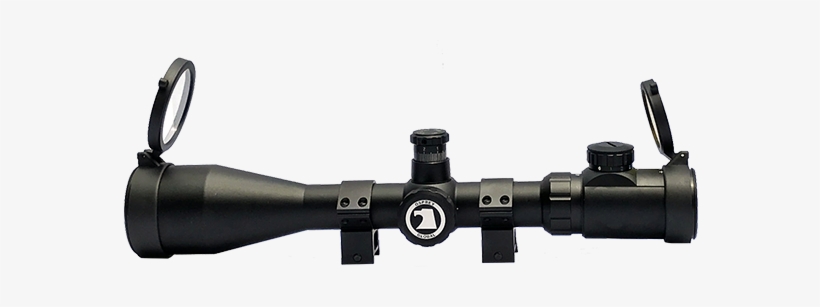 Tactical 4-16x50 Illuminated Mil Dot Glass Reticle - Telescopic Sight, transparent png download