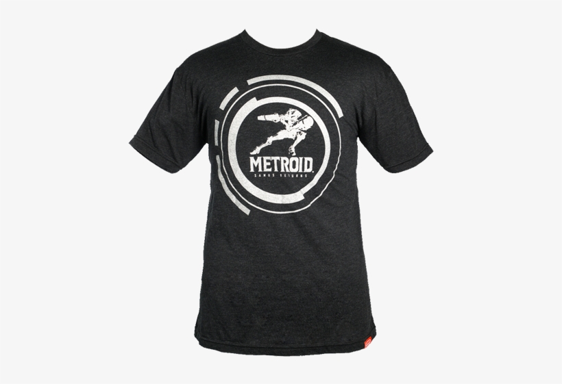 Also Being Offered Is A Green Premium Tee With Black - Metroid Logo T Shirt, transparent png download