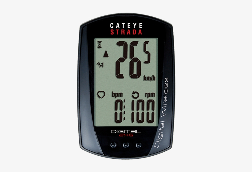 Strada Digital Wireless - Cateye Cc-rd410dw Strada Digital Inc Speed/cadence, transparent png download