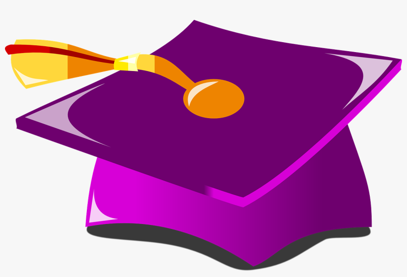 Graduation Cap Education School College Ha - Graduation Cap Clip Art, transparent png download