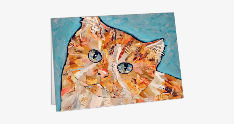 Greeting Cards By Artists - Tabby Cat, transparent png download