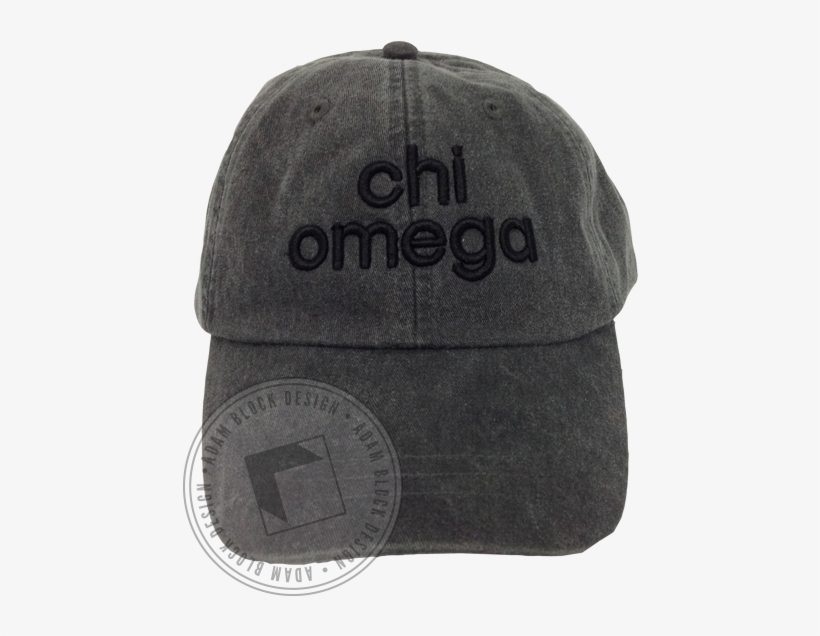 Chi Omega 3d Embroidered Hat - Baseball Cap, transparent png download