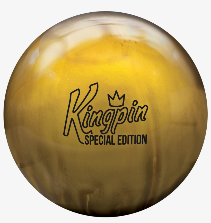 Brunswick Kingpin Gold Special Edition Bowling Ball - Brunswick Kingpin Special Edition, transparent png download