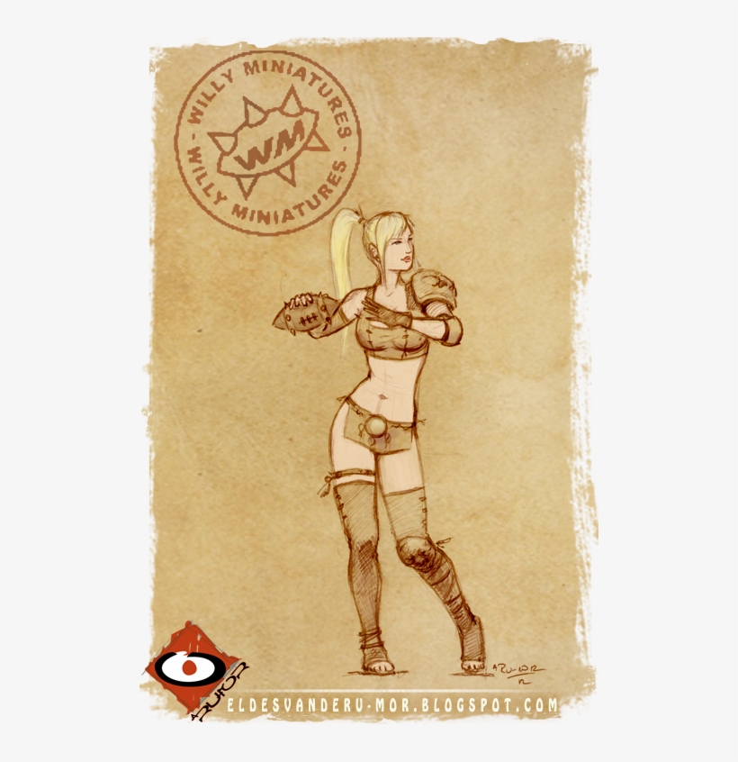 Clipart Royalty Free Download Amazon Drawing Fantasy - Willy Miniatures, transparent png download