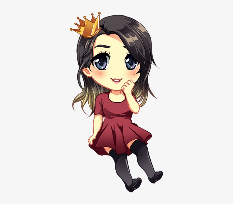 Thequeen - Anime Girl Chibi Png, transparent png download