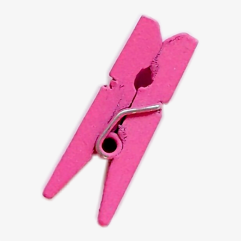 Report Abuse - Pink Clothes Pin Clipart, transparent png download