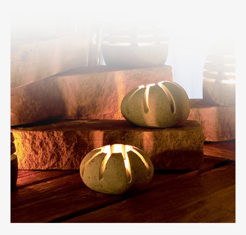 Garden Age Supply Star Cut River Stone Candleholder, transparent png download