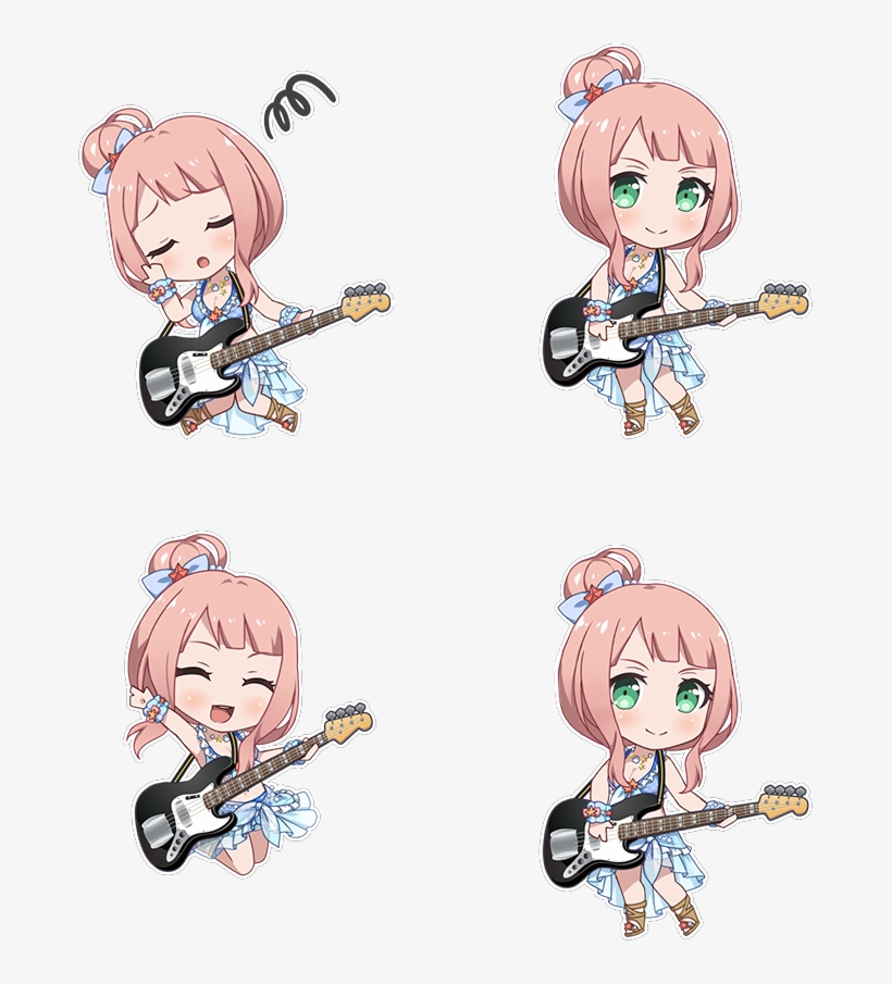 The Splash Trio Chibi - Precious Summer Sailor Bandori, transparent png download