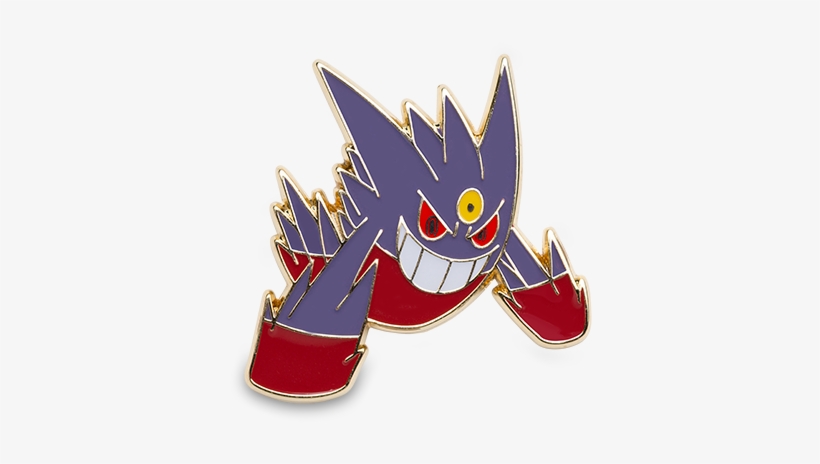 Mega Gengar Collector's Pin With 3 Booster Packs - Pokemon Gengar Pin, transparent png download