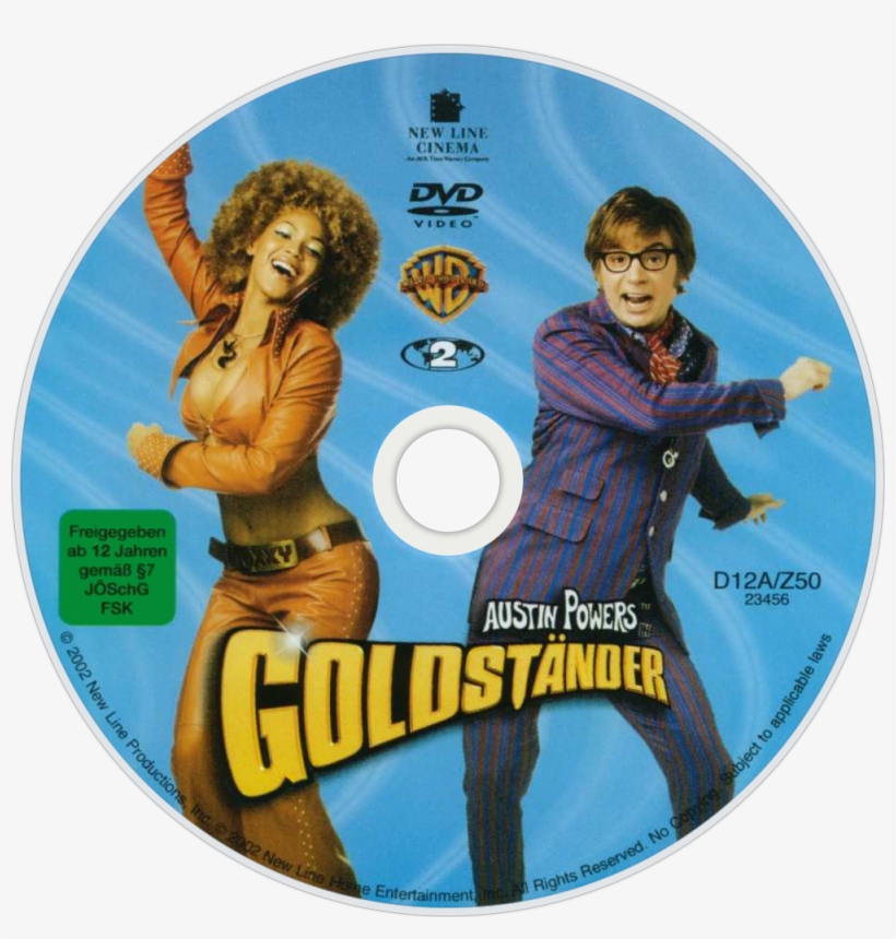 Goldmember Dvd Disc Image - Austin Powers 2 Dvd, transparent png download