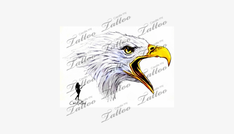 Marketplace Tattoo Eagle Head Eagle Head Tattoo Outline Transparent Png 400x400 Free Download On Nicepng