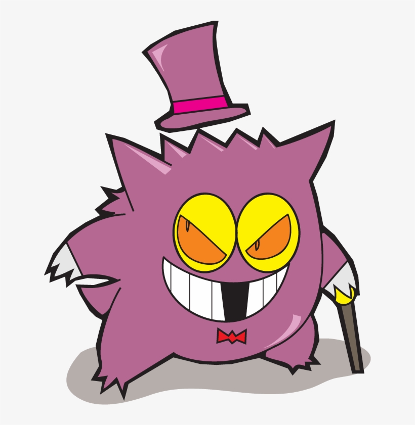 Super Jail Gengar - Gengar In Pocket Shirt, transparent png download