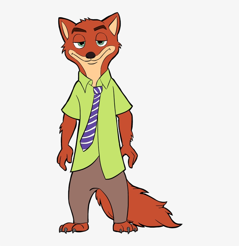 Zootopia Nick Wilde Png - Three Toed Sloths Zootopia, transparent png download