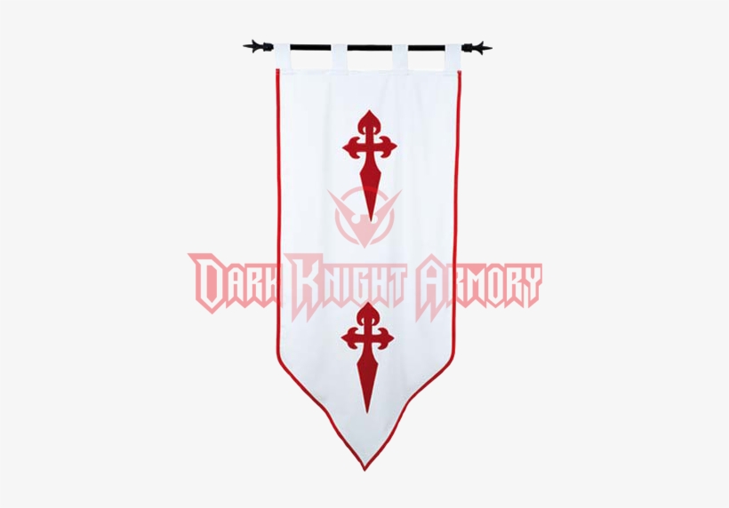 Templar Knight Order Of Santiago Banner By Marto - Knight, transparent png download