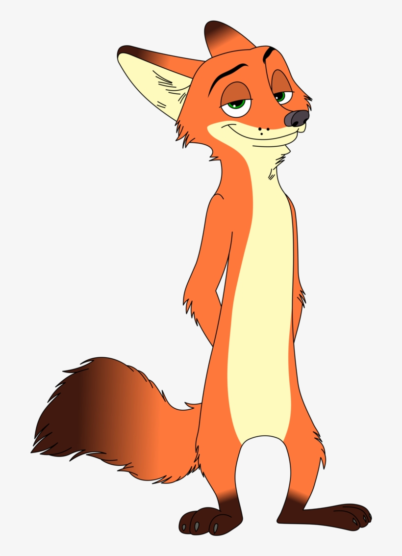 Naked Nick Wilde By Kol98 - Kol98 Deviantart, transparent png download