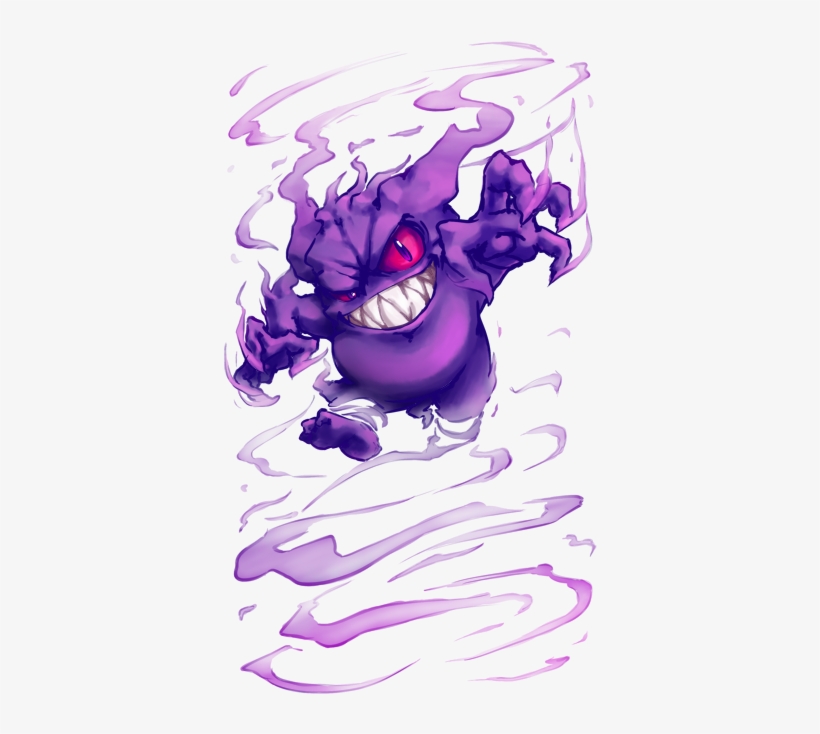 I Don't Illustrate Often, But I Was Really Inspired - Gengar Ross, transparent png download
