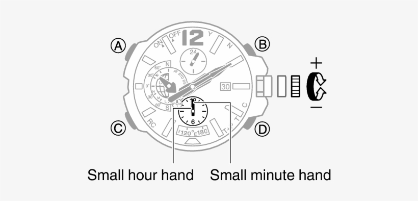 5502 45 Ahdia - Ajustar Ponteiro Do G Shock, transparent png download