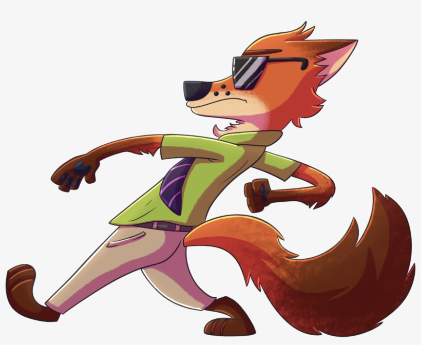 Nick Wilde Dog Like Mammal Mammal Cartoon Vertebrate - Mammal, transparent png download