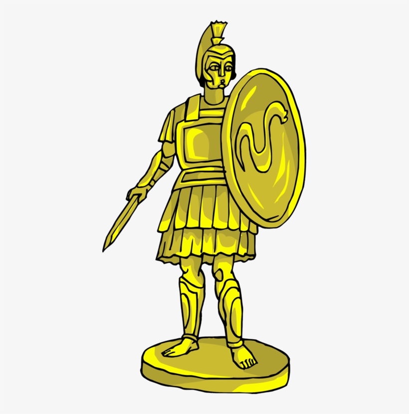 Statue Computer Icons Ancient Greek Sculpture Paper - Golden Statue 7, transparent png download