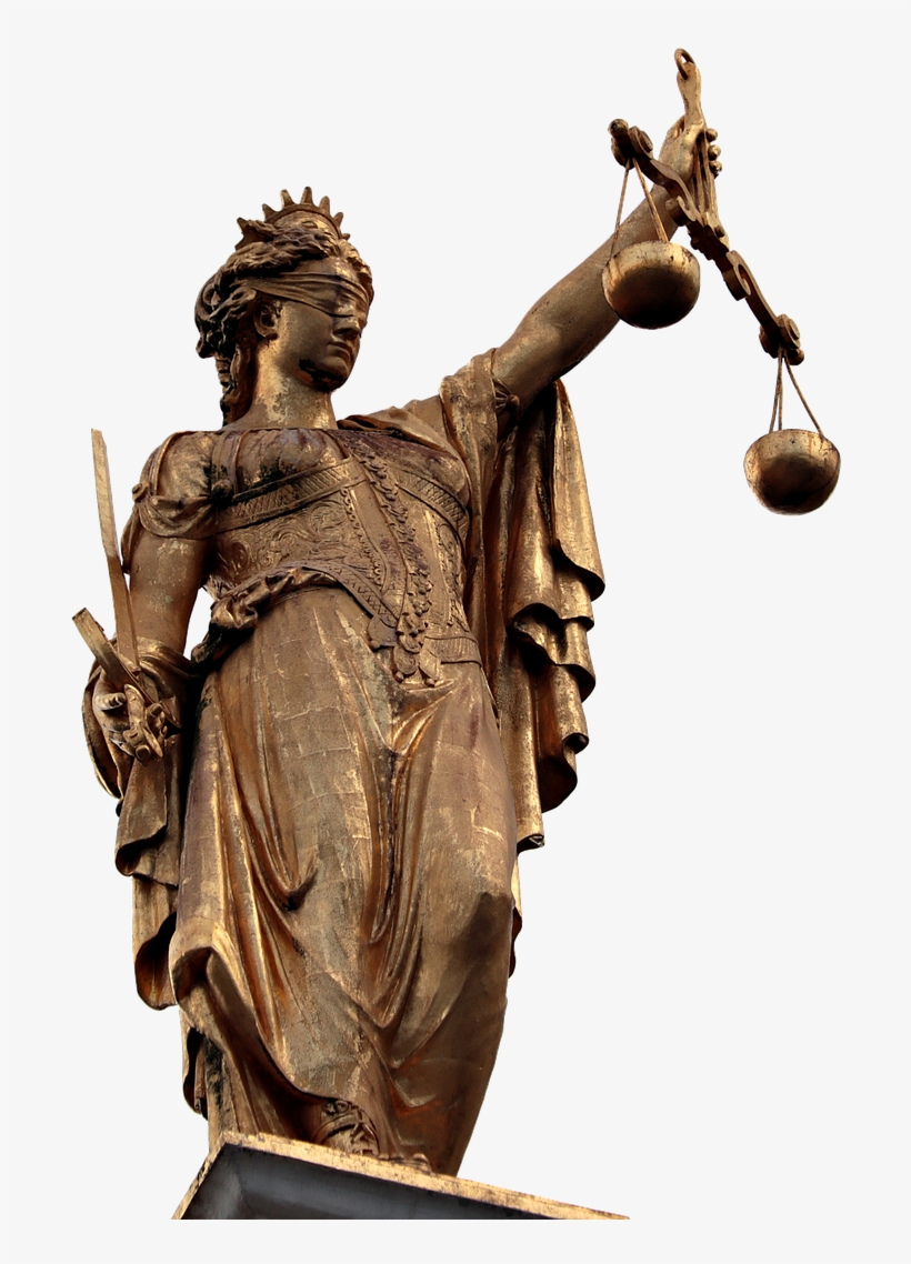 Aristotle's Syllogism & Enthymeme - Notebook The Law Goddess Of Judtice, transparent png download