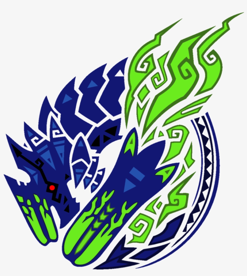 Brachydios Icon Mh Hunter Logo, Red Dragon, Dragon - Monster Hunter Tri G 3ds, transparent png download