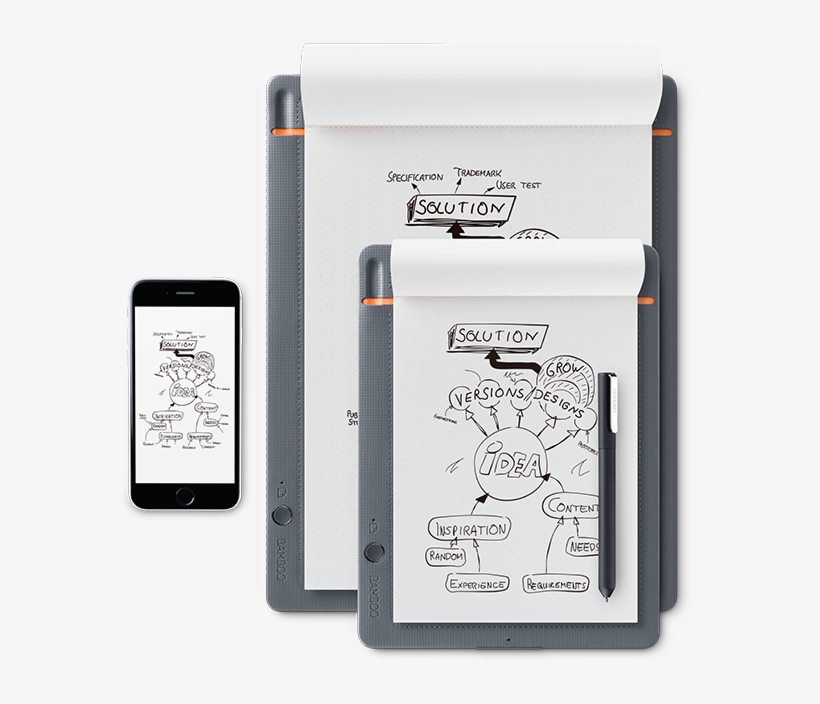 Bamboo Slate - Wacom Bamboo Slate Small - Bluetooth Graphics Tablet, transparent png download