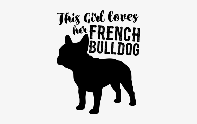 Tshirt Girl Bulldog French, transparent png download