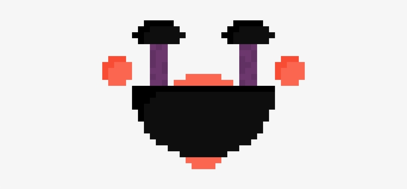 Fnaf 2 Marionette By - Musical Ly Pixel Art, transparent png download