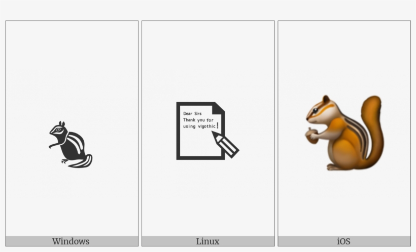 Chipmunk On Various Operating Systems - Animal Friend Rectangle Magnet, transparent png download