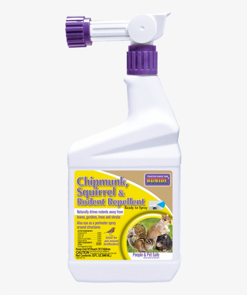 Chipmunk, Squirrel & Rodent Repellent - All Seasons Horticultural Oil Spray Ready To Spray, transparent png download