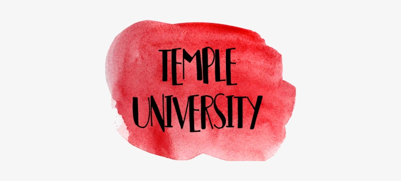 Temple University Watercolor - Illustration, transparent png download