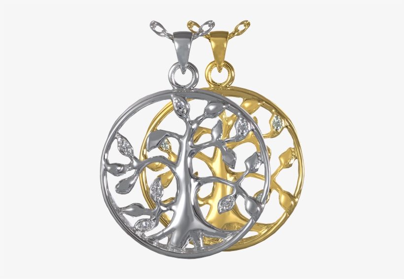 Tree Of Life Necklace - Silver Cremation Jewelry: Tree Of Life, transparent png download
