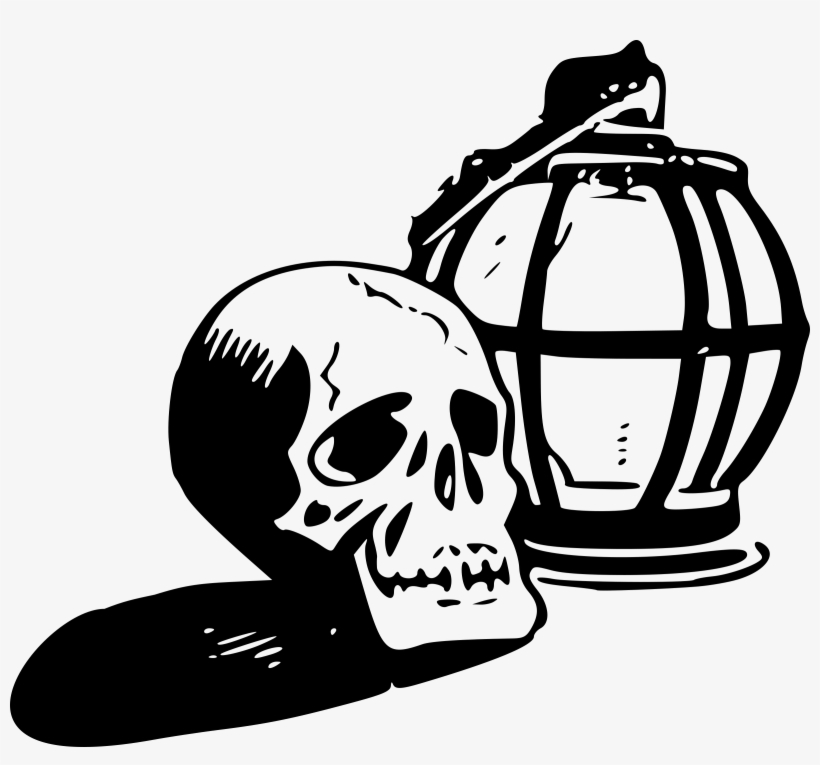 This Free Icons Png Design Of Skull And Lantern, transparent png download