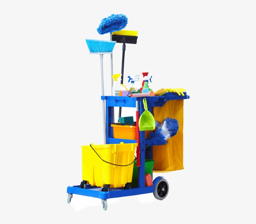 Janitorial Supplies Innovative Options For Keeping - Cleaning Cart Png, transparent png download