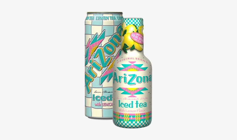 Esta Bebida Creada Hace 25 Años Todavía Es Uno De Sus - Arizona Lemon Tea 16.9 Oz, transparent png download