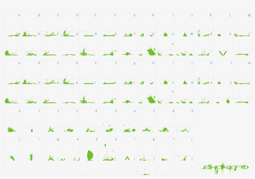 Font Windshield Massacre Preview - Font, transparent png download