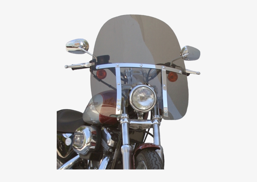 Classic Windshield 35mm And 39mm Forks Medium Bronze - Windshield, transparent png download