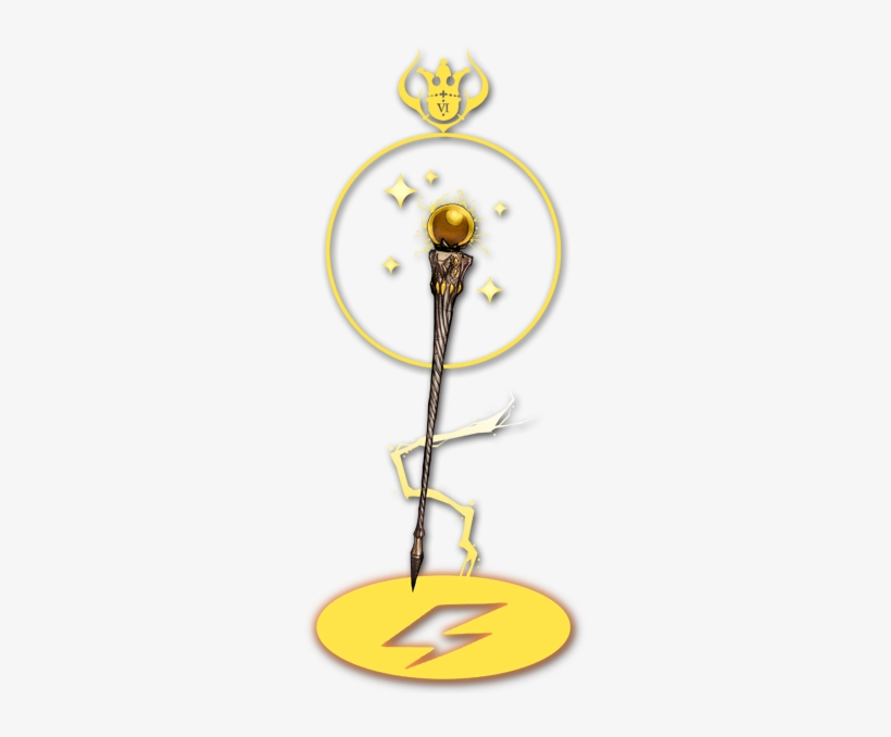 Thunderstorm Wand - Illustration, transparent png download